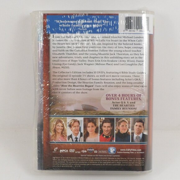 When Calls the Heart Season 4 DVD Set Brand New Sealed Collector's Edition TV - Picture 3 of 3